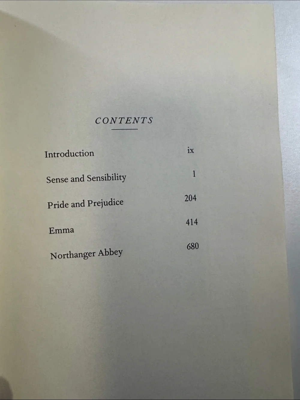 Jane Austen Four Novels Hardcover
